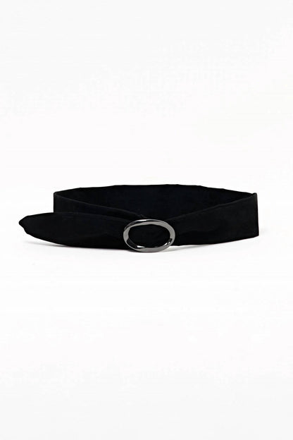 Women's Suede Wide Belt