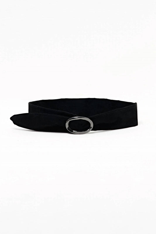 Women's Suede Wide Belt