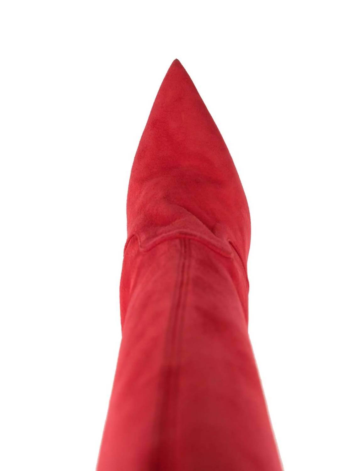 Le Silla - PRELOVED Eva stretch suede thigh high slip on leather boots - Rack Hunt -