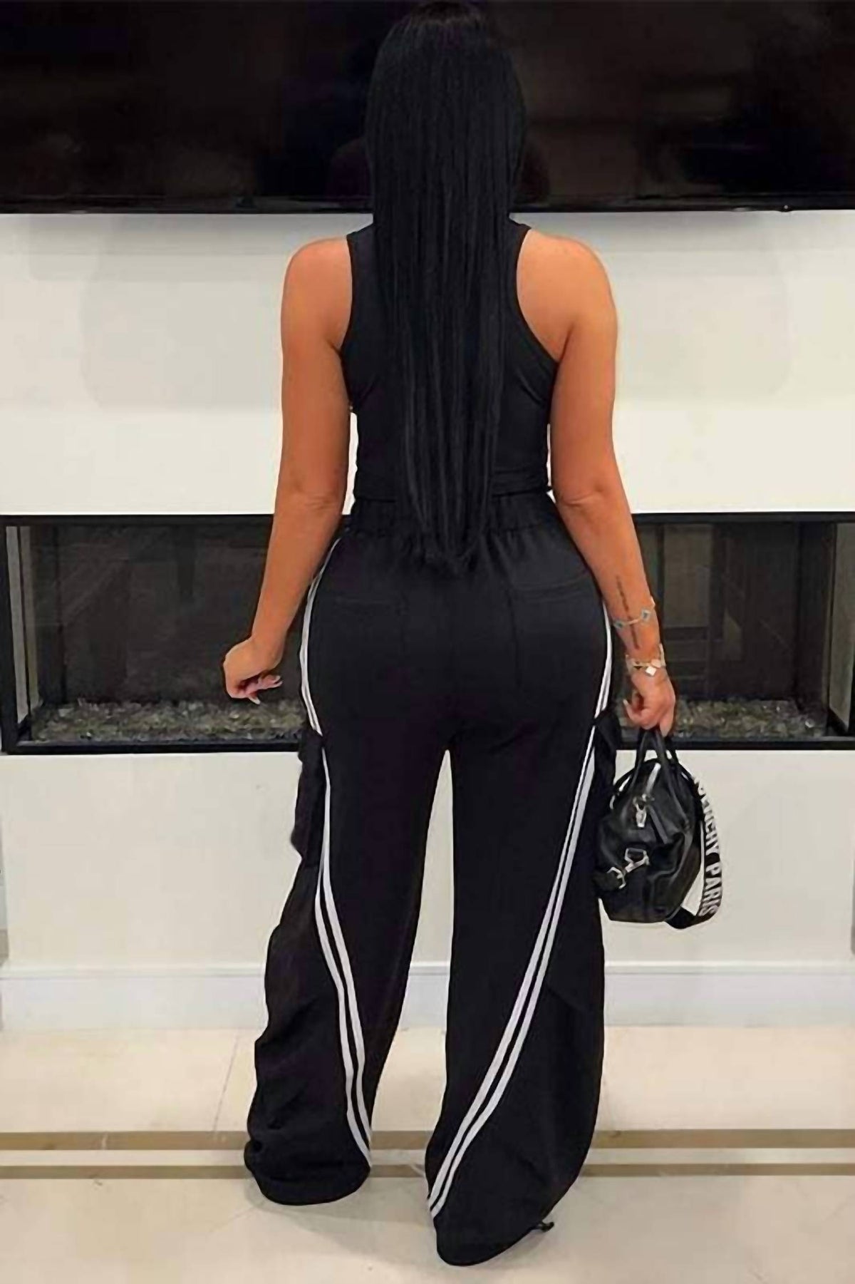Two Tone Denim Pants