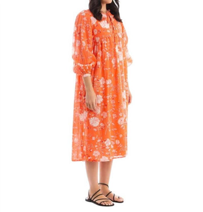 Hamsa Garden Midi Dress
