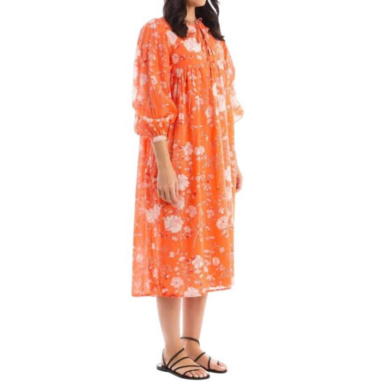 Hamsa Garden Midi Dress
