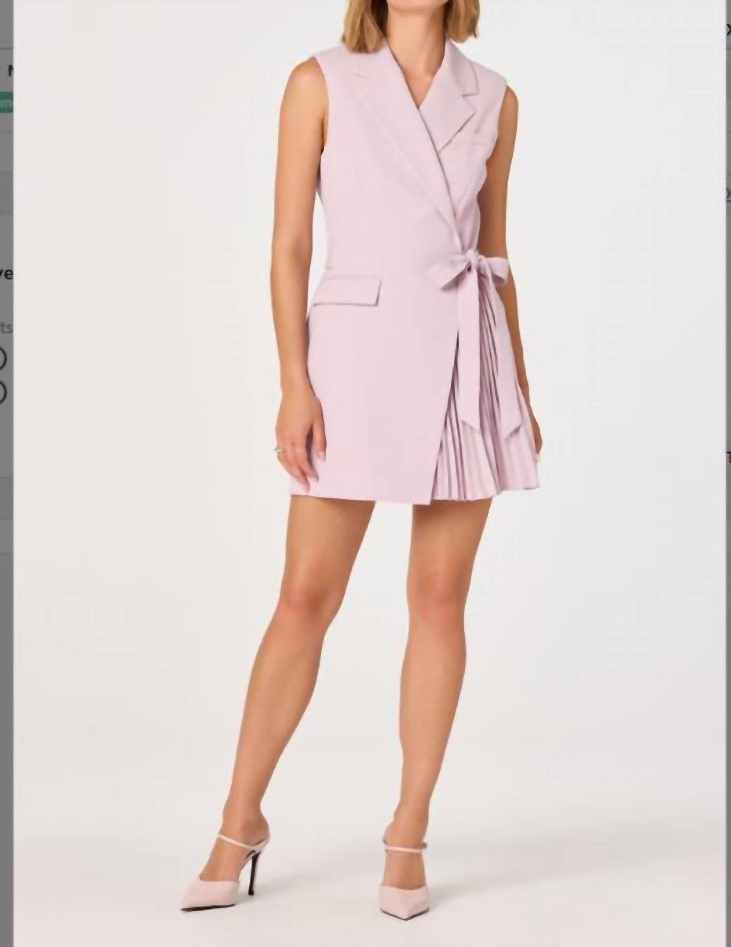 Women's Kesari Sleeveless Blazer Mini Dress