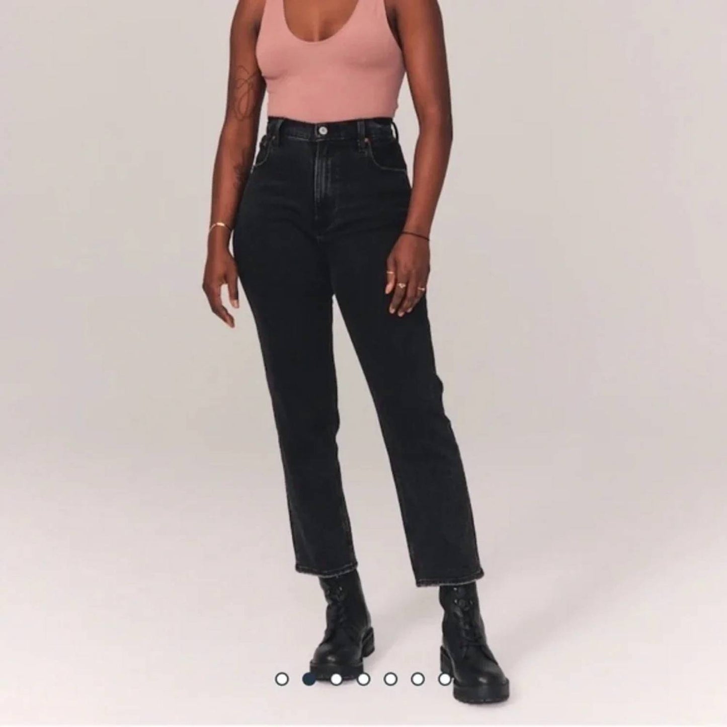Ultra High Rise Ankle Straight Jeans