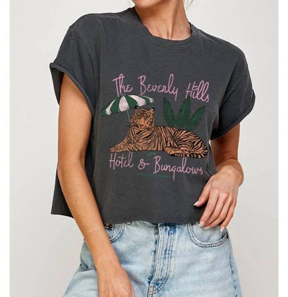 Beverly Hill Hotel Vintage Graphic Tee