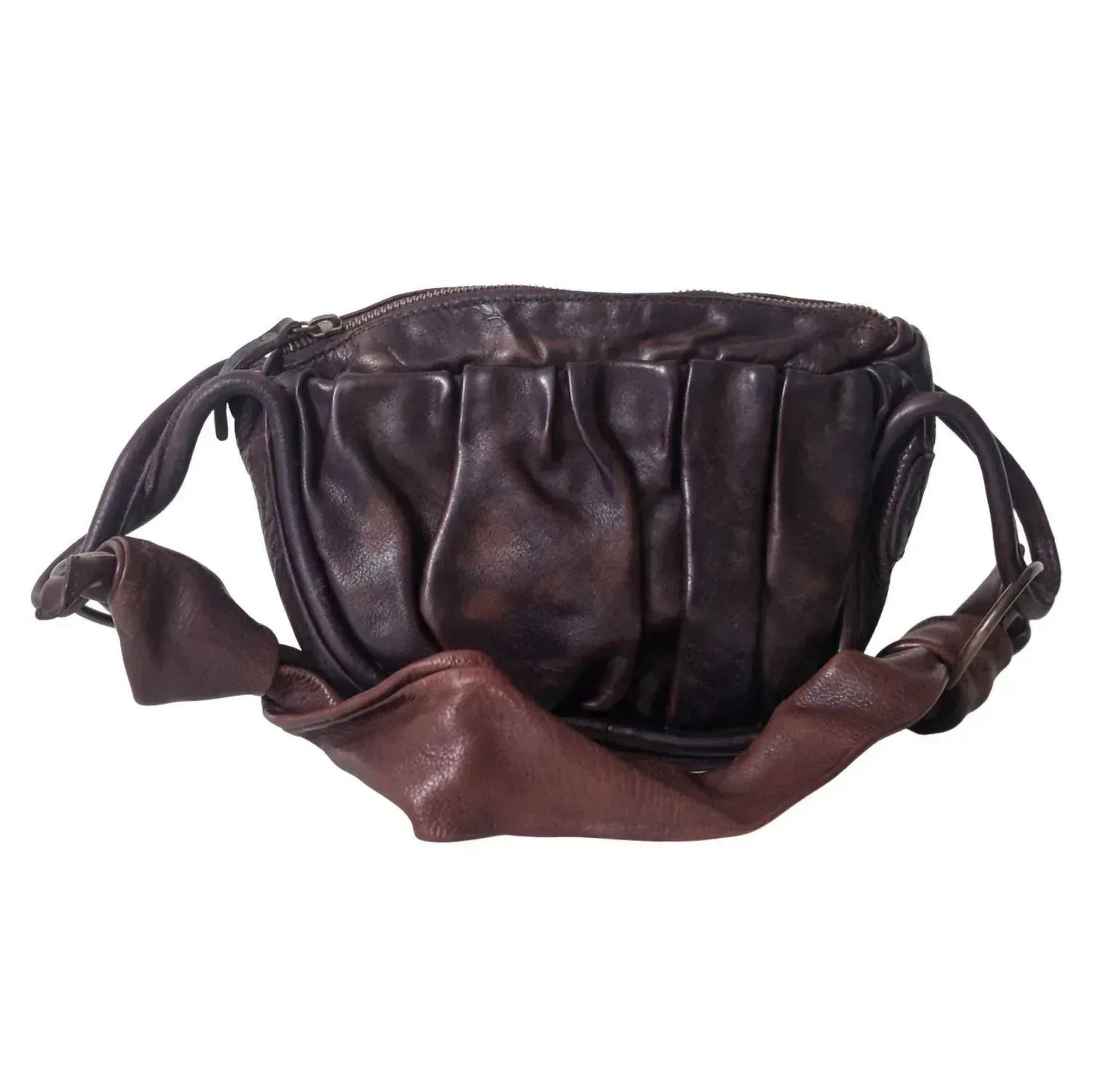 Never Mind - Women's Leather Handbag - Rack Hunt