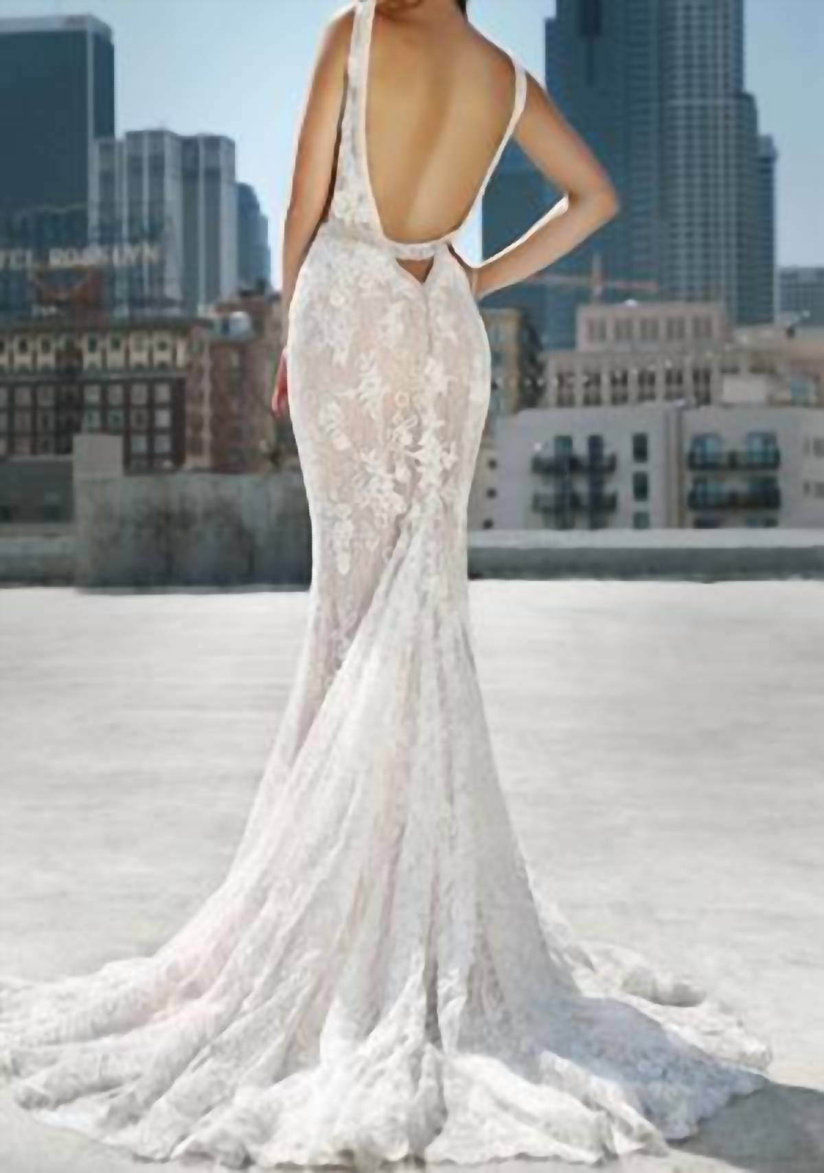 Kitty Chen Couture - Kylie Lace Wedding Dress - Rack Hunt -