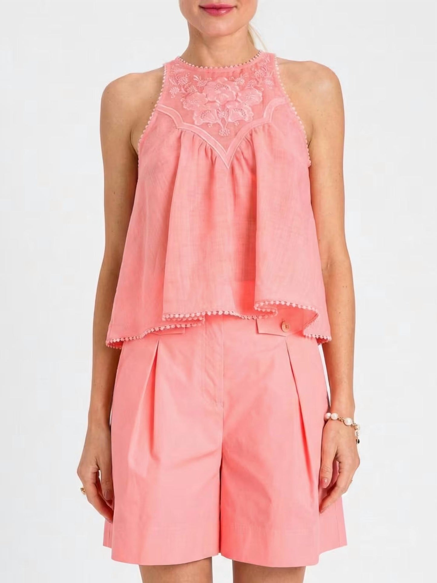 Coralie Linen Top