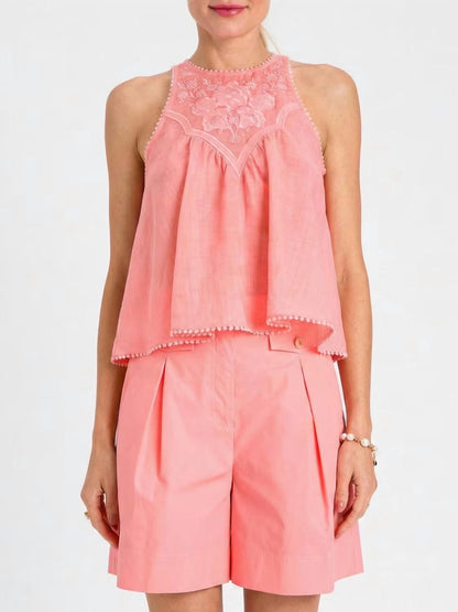 Coralie Linen Top
