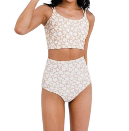 Crisscross Back Swim Top