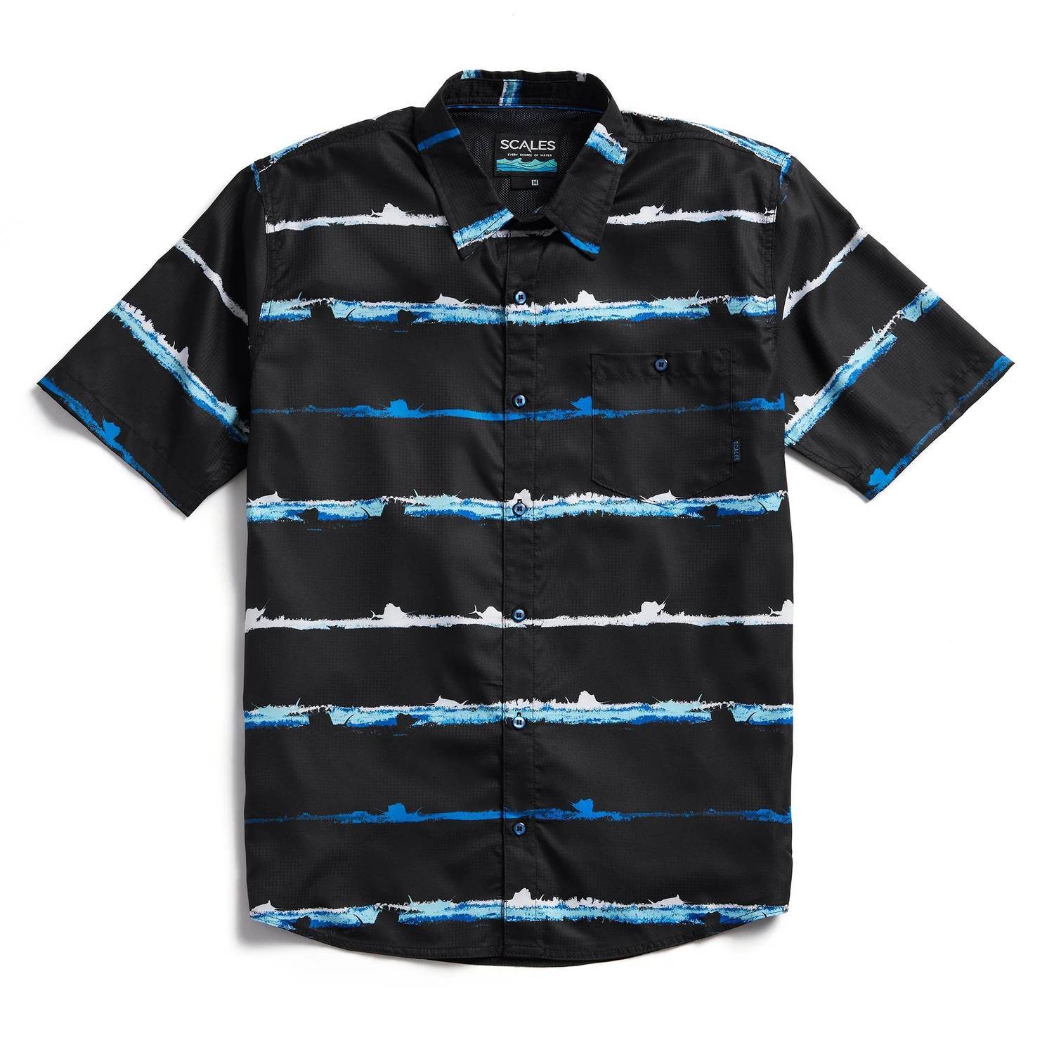 Scales - Men's Striker Stripes Button Down Shirt - Rack Hunt -