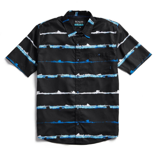 Scales - Men's Striker Stripes Button Down Shirt - Rack Hunt -
