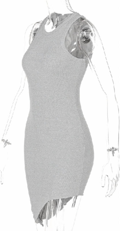 Bella Asymmetric Mid Dress