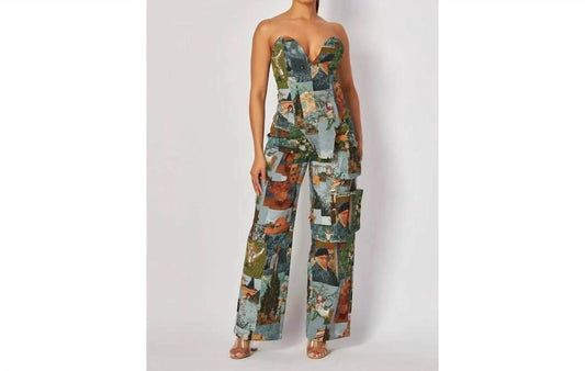 Red Velvet - Get Lost Corset Top With Pants Set - Rack Hunt