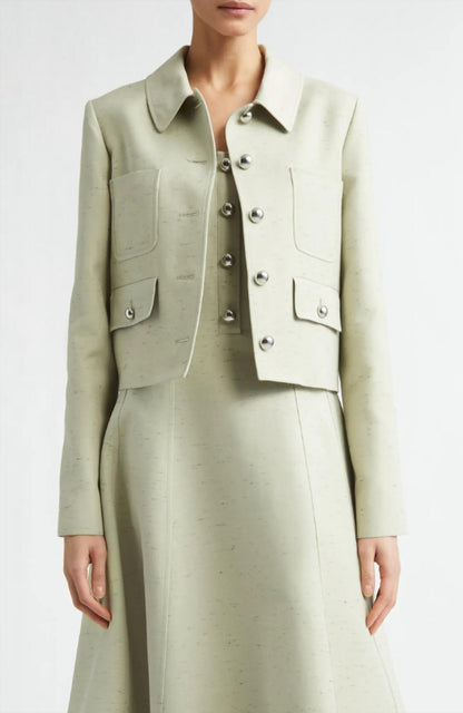 Astley Crop Flecked Jacket