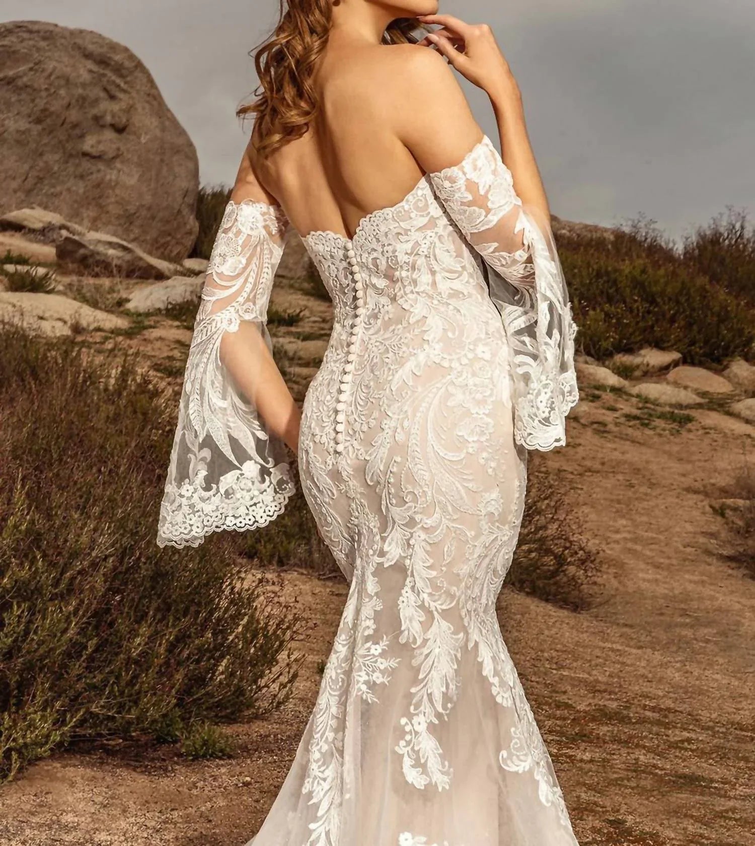 Ivoire by Kitty Chen - Alameda Wedding Dress - side view - Rack Hunt