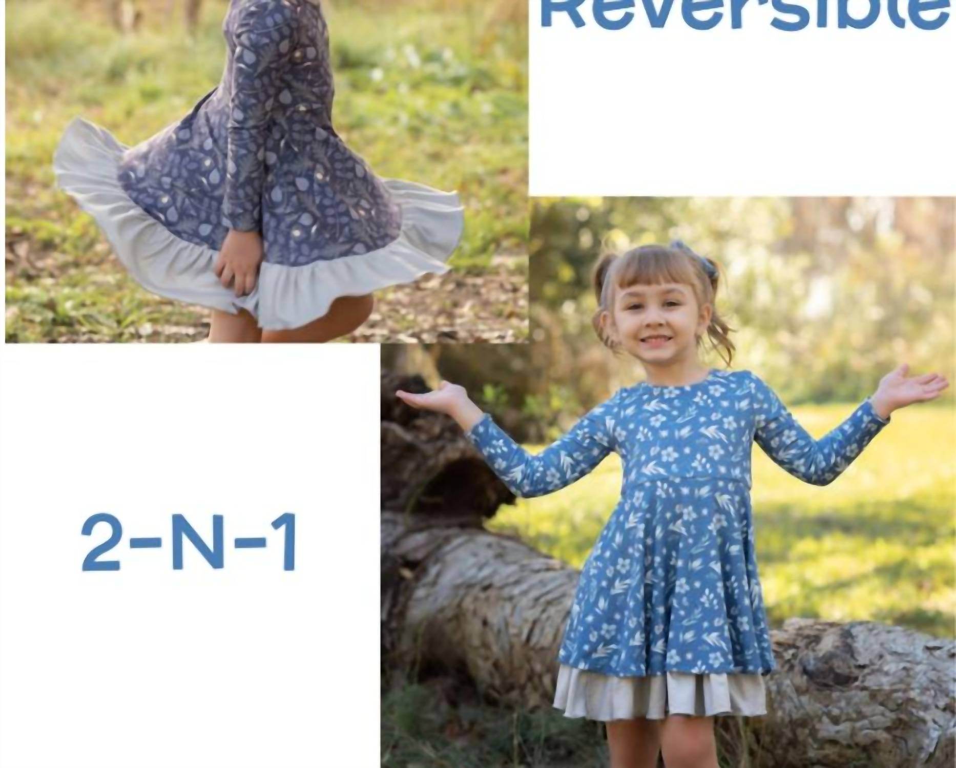 Evie's Closet - Fall Floral Reversible Knit Dress - Rack Hunt -