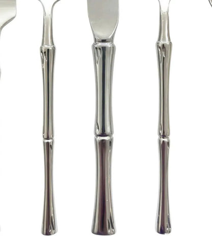 Godinger - Rattan Mirrored 20 Piece Flatware Set - Rack Hunt