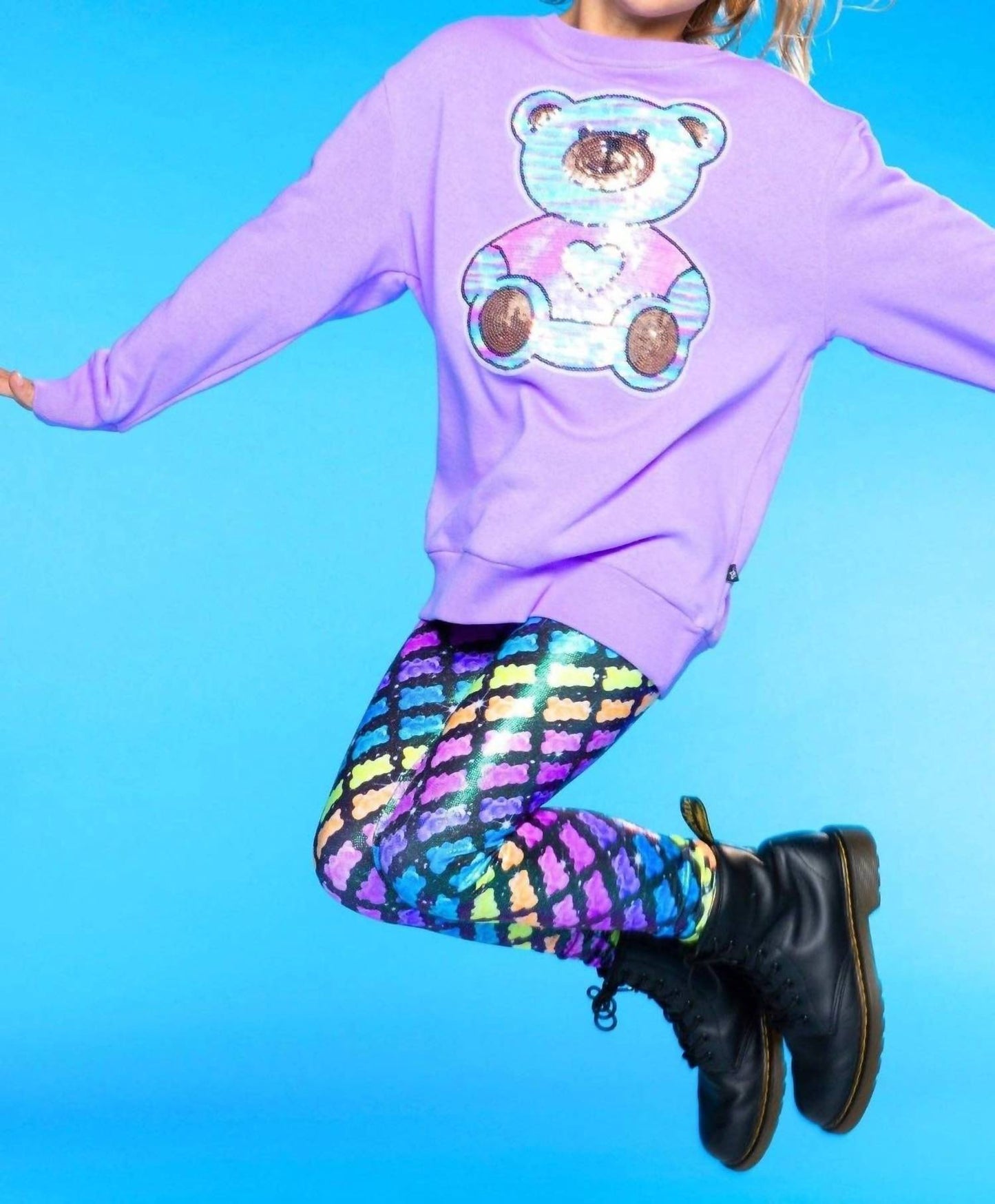 Glitter Foil High Shine Legging