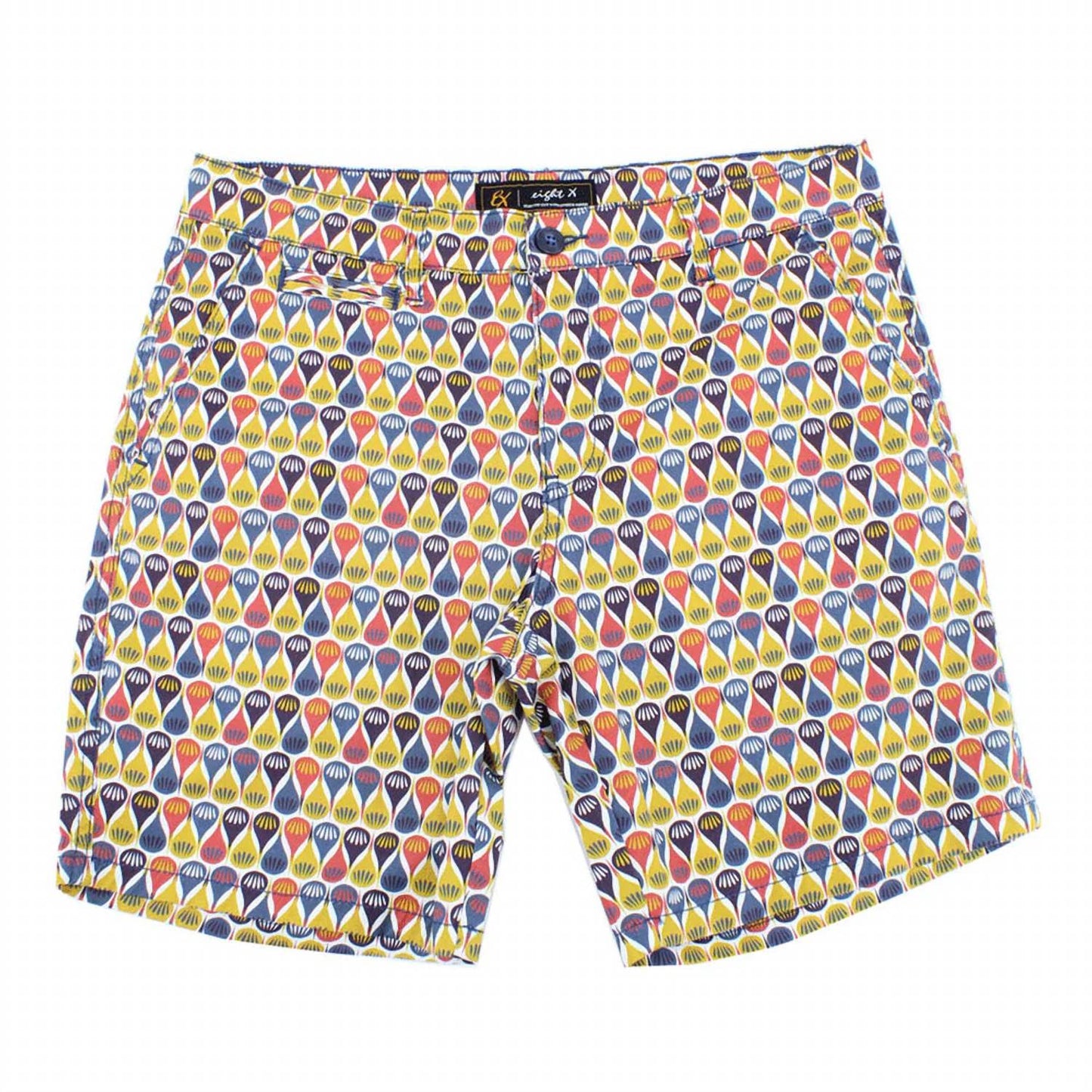 Men's Retro Print Colorful Shorts