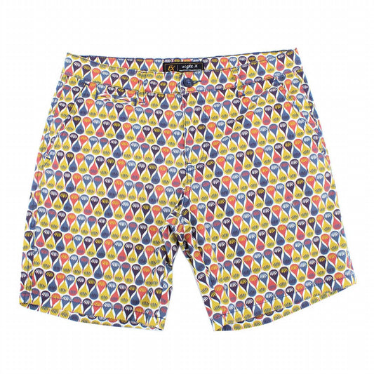 Men's Retro Print Colorful Shorts