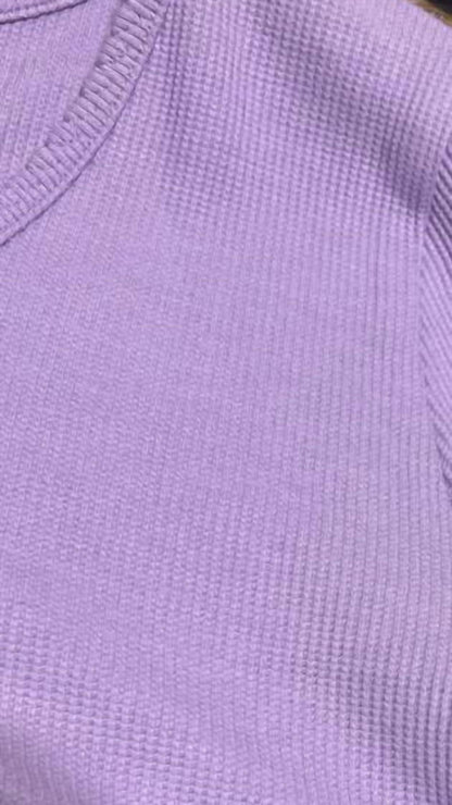 Infinity Long Sleeve Thermal Henley Top - Plus