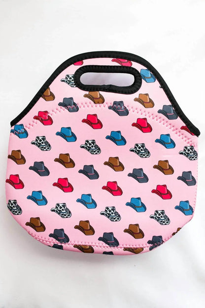 The Front Porch Label - Women's Cowboy Hat Lunch Tote Bag - Rack Hunt