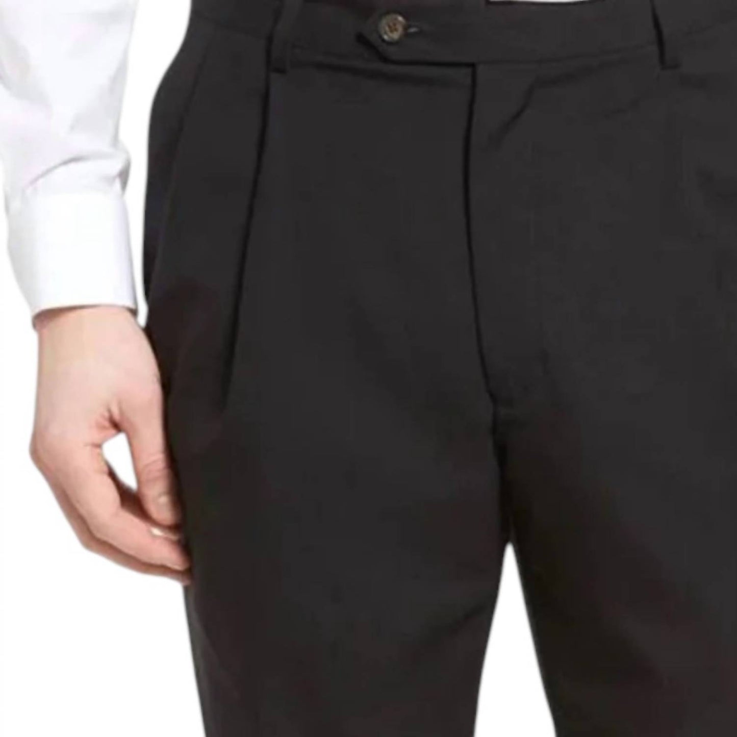 Worsted Wool Tropical Double Reverse Pleat Trouser
