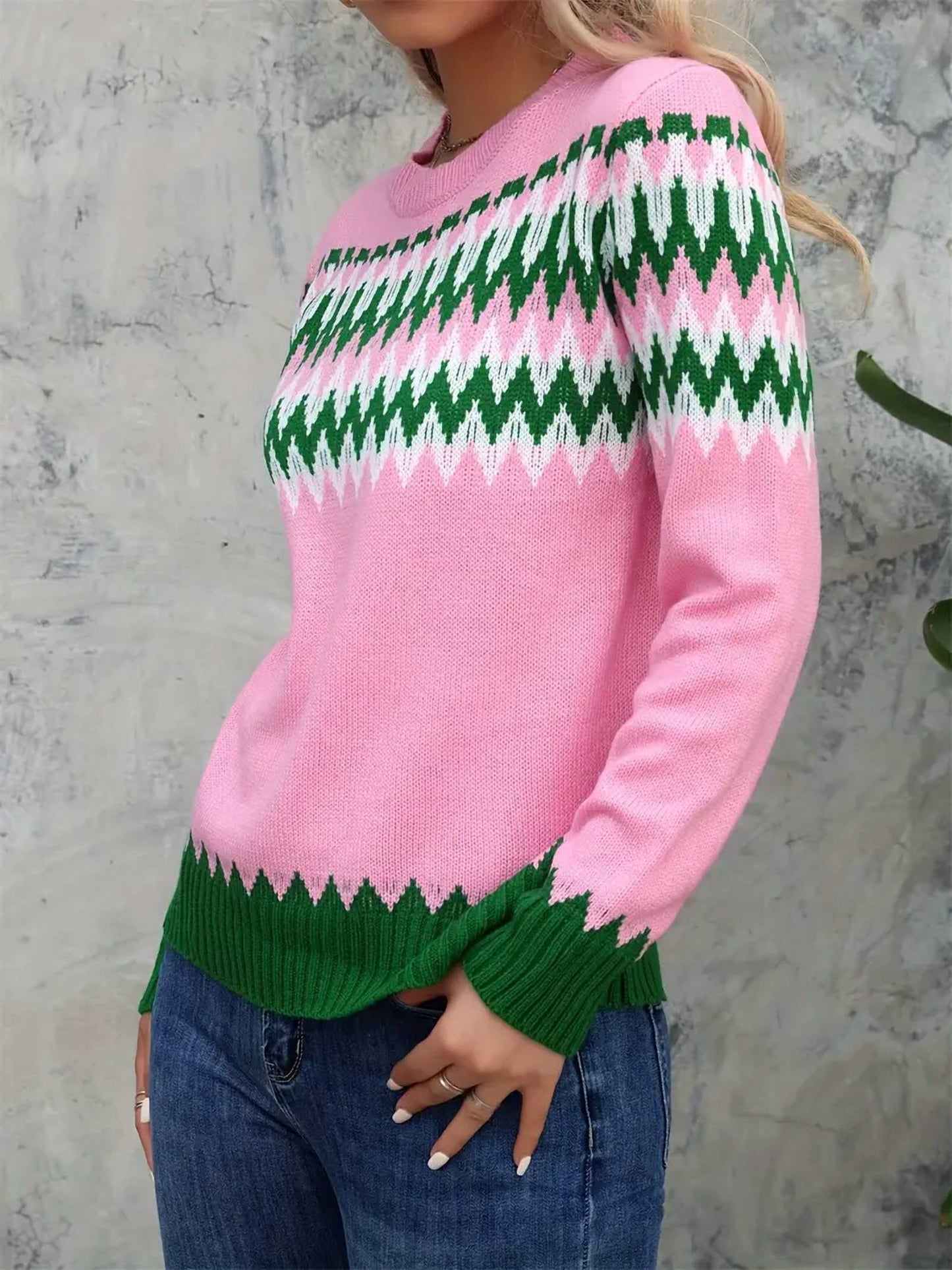 Crewneck Knit Sweater