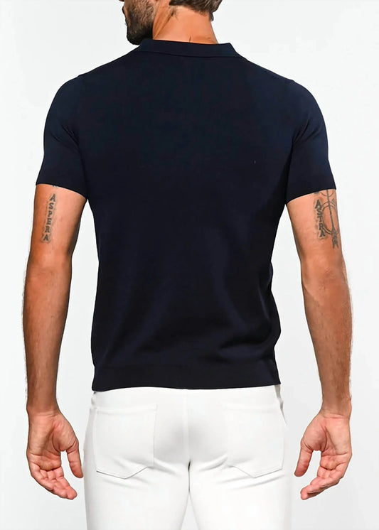 Postmarc - 3-button Knit Polo Shirt - Rack Hunt