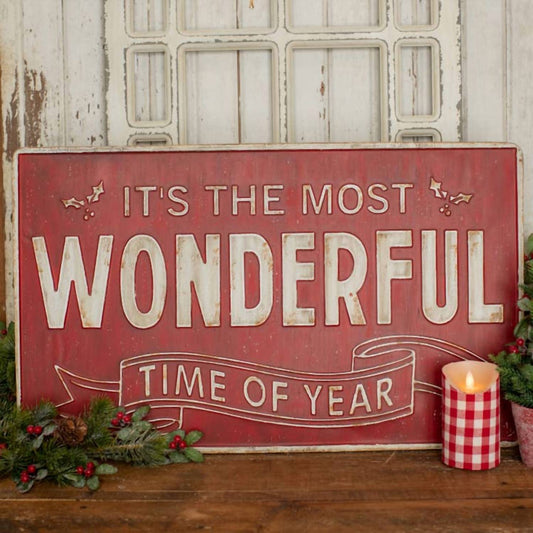 Most Wonderful Time Of The Year Sign