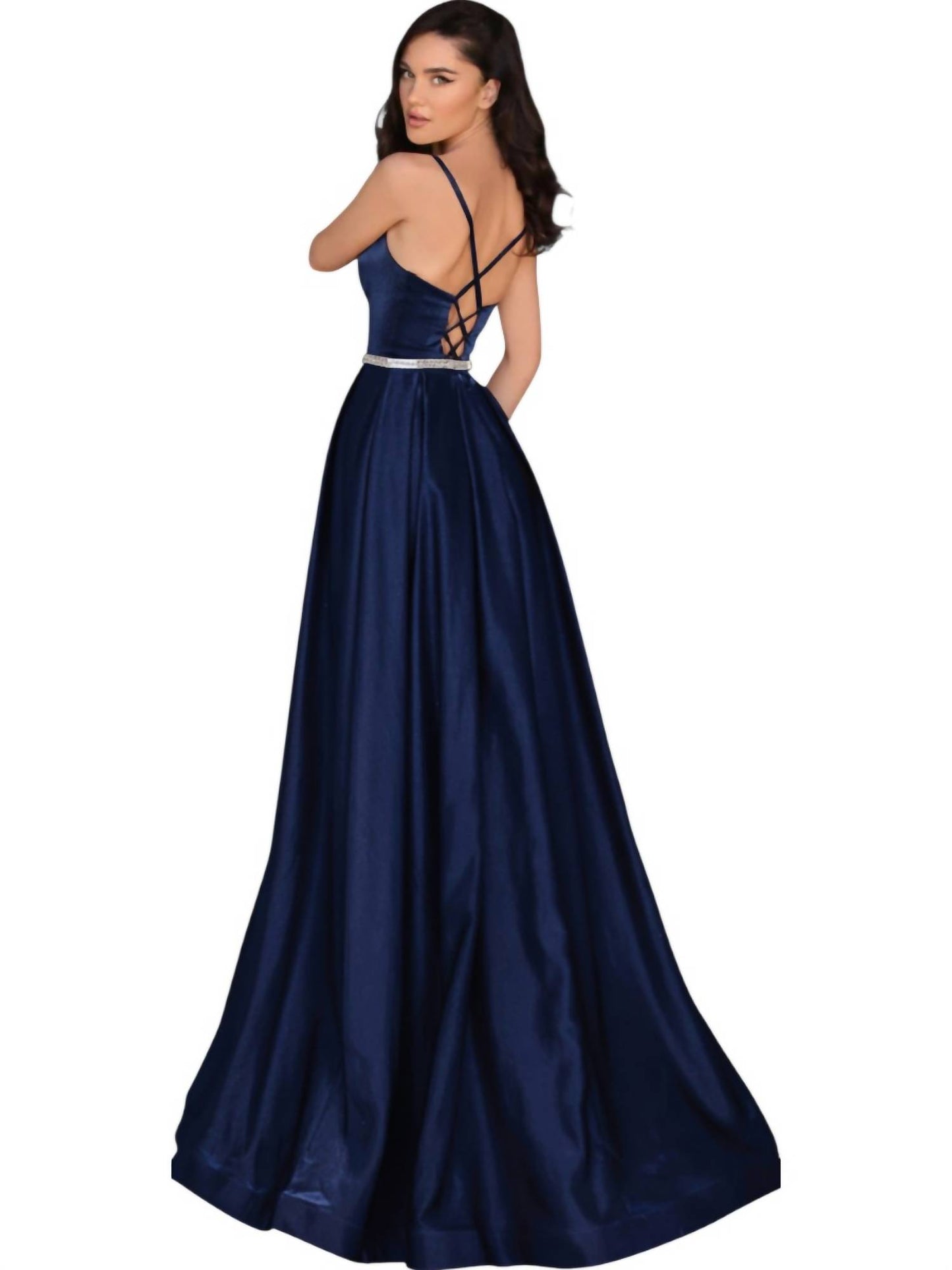 V-neck Sleeveless Maxi Dress
