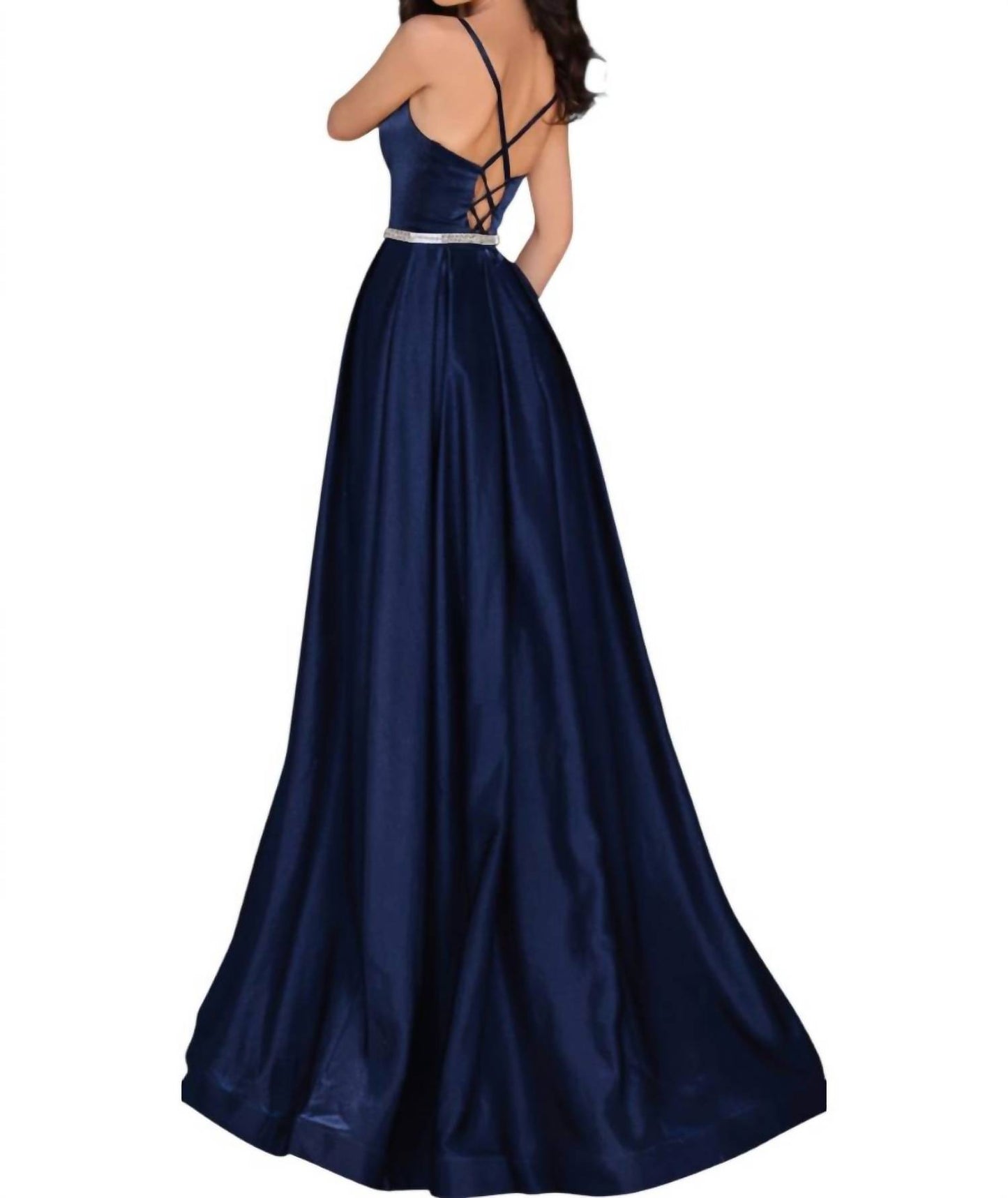 V-neck Sleeveless Maxi Dress