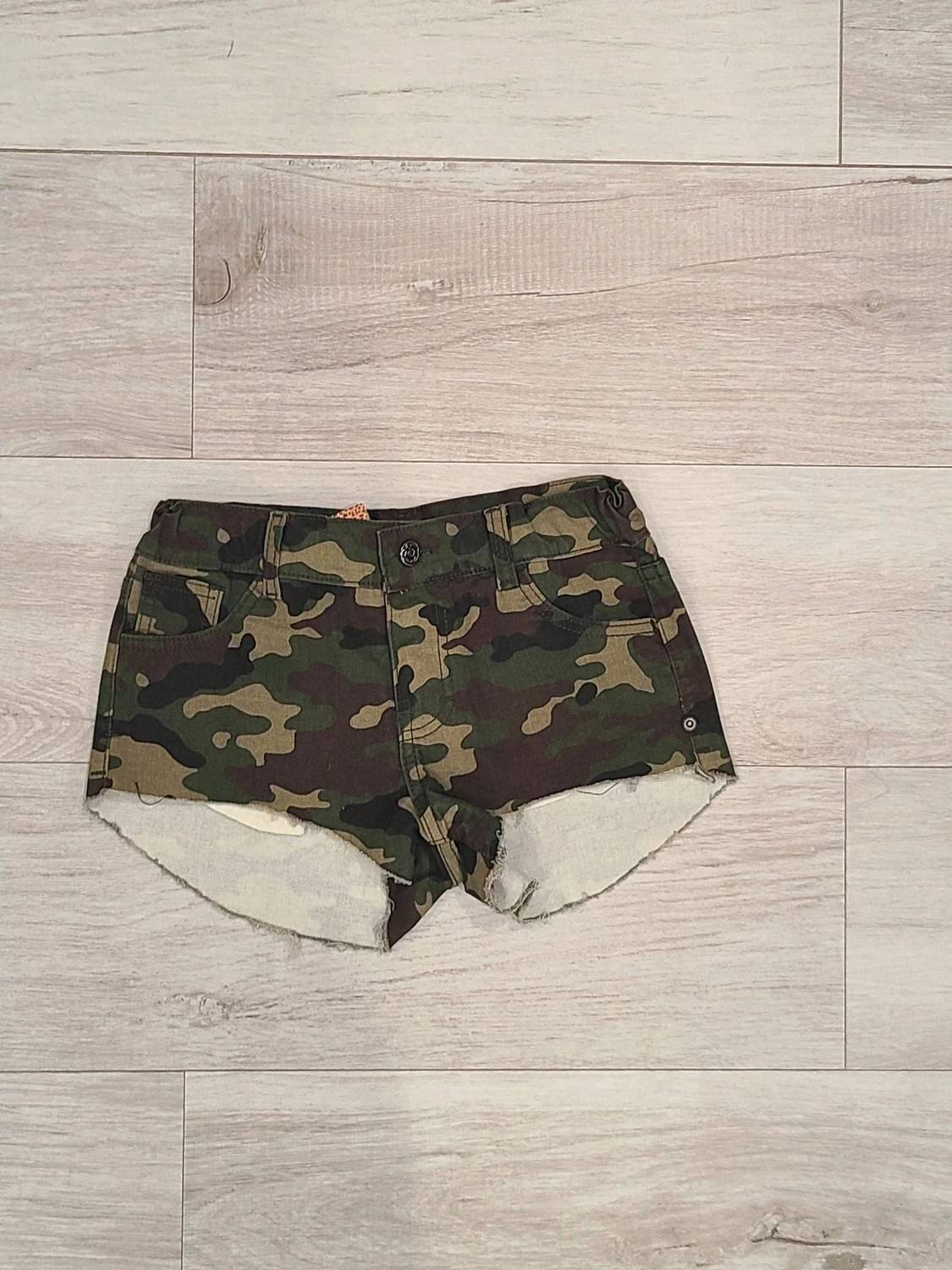 Girls Distressed Shorts