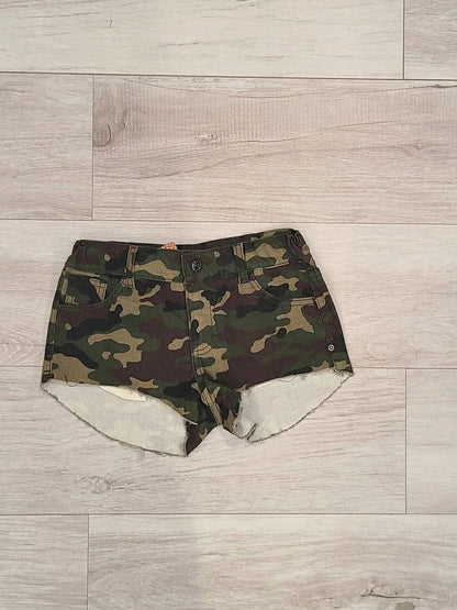 Girls Distressed Shorts