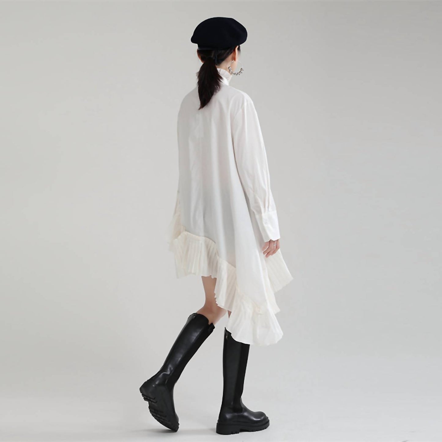 Great Shirt With Asymmetrical Hem