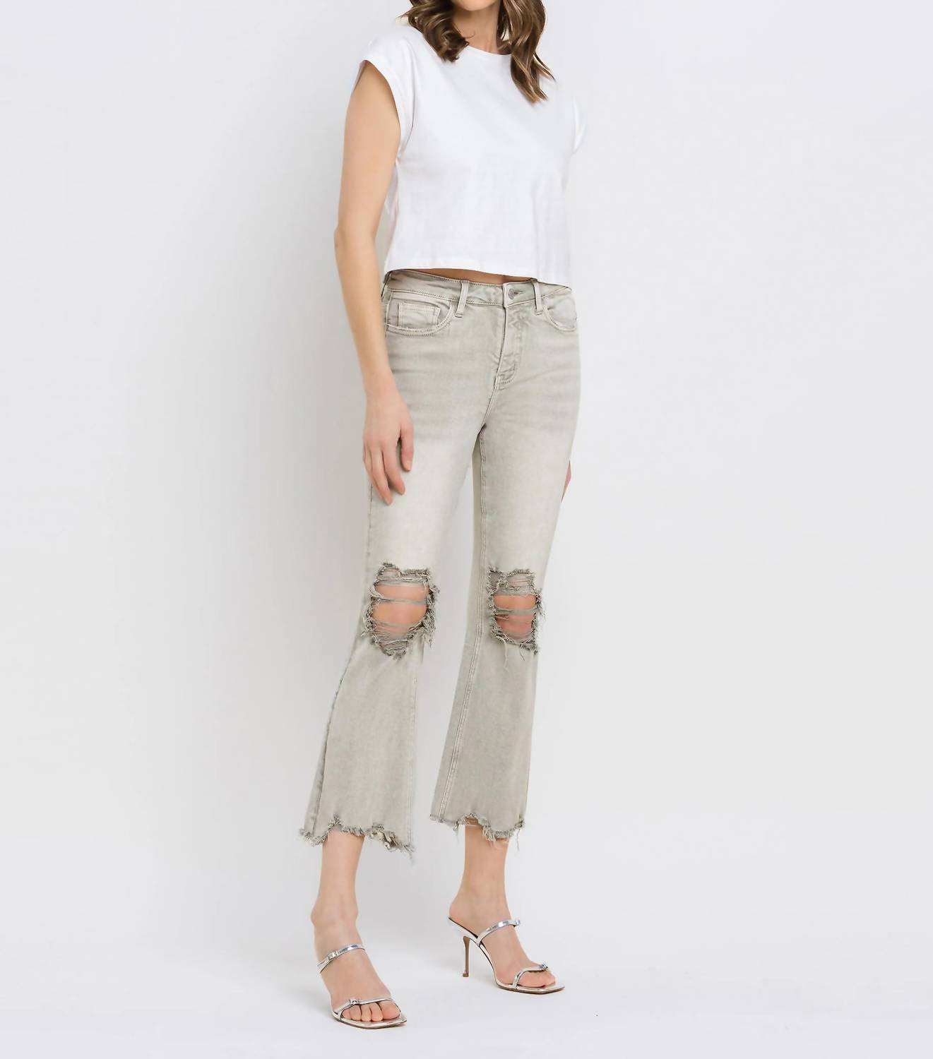 Women's Jaya Lovervet Vintage Crop Flare Jean