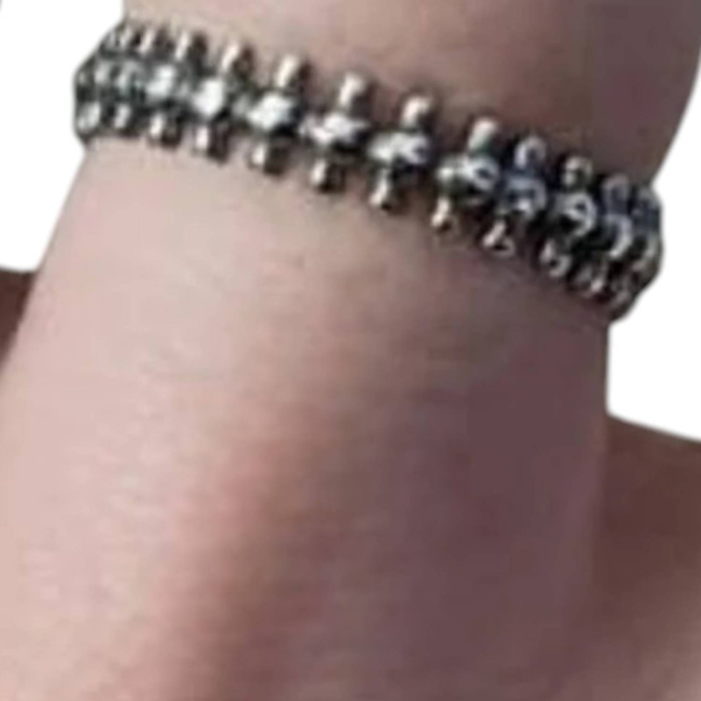 Women's Triple Ball Stamped Sterling Band Ring