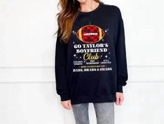 Poppy & Pine - Go Taylor's Boyfriend Club Sweatshirt - Rack Hunt -