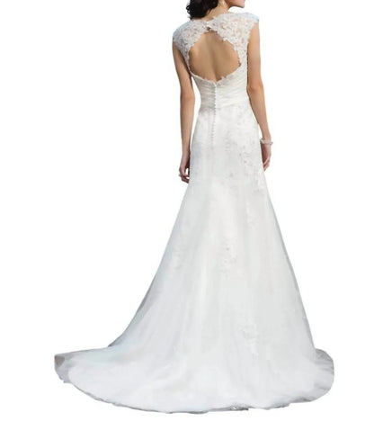 Justin Alexander - Beaded Lace A-line Dress - Rack Hunt