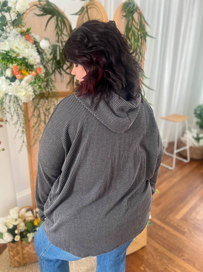 Pull-on Hooded Top