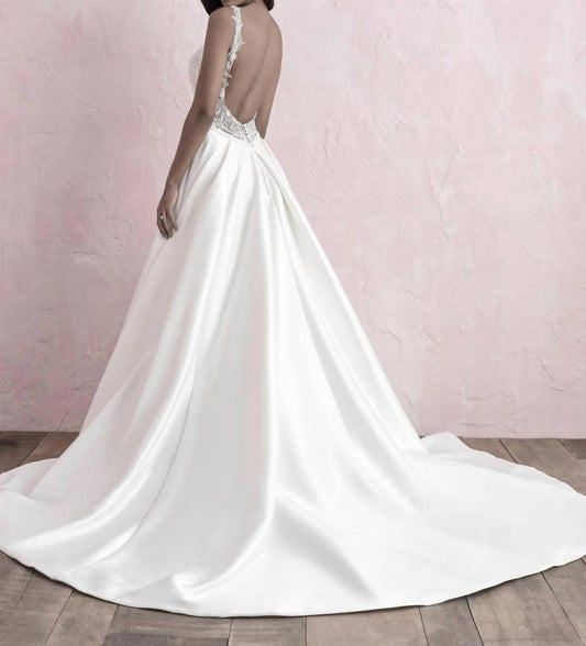 Beaded Floral Wedding Gown