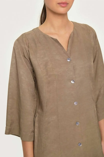 BITTE KAI RAND - Lazy Linen Blend Midi Dress - Rack Hunt