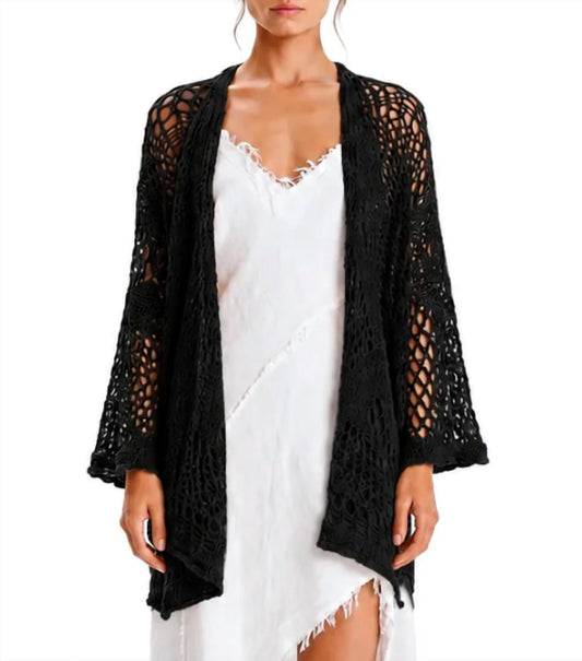 Nature Texture Long-sleeve Cardigan
