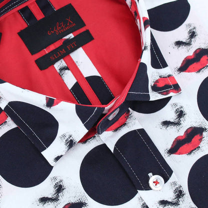 Lips & Dots Button Down Shirt