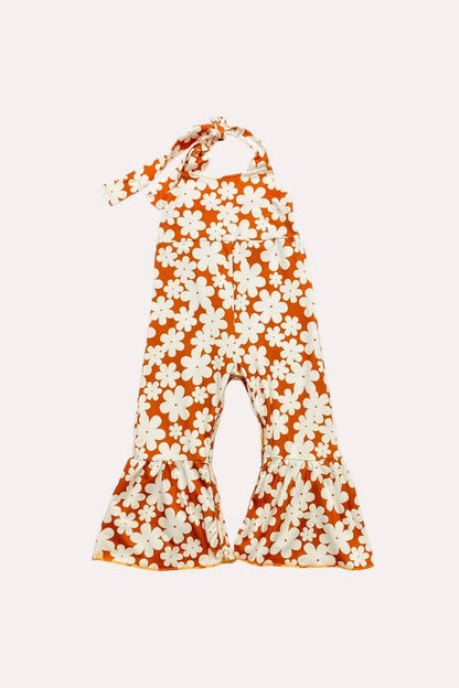 Andi Pleated Bell Bottom Jumpsuit