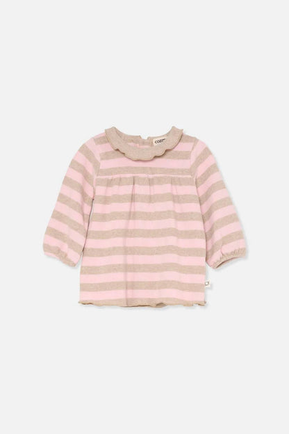 Girl's Wide Stripes Baby Dress