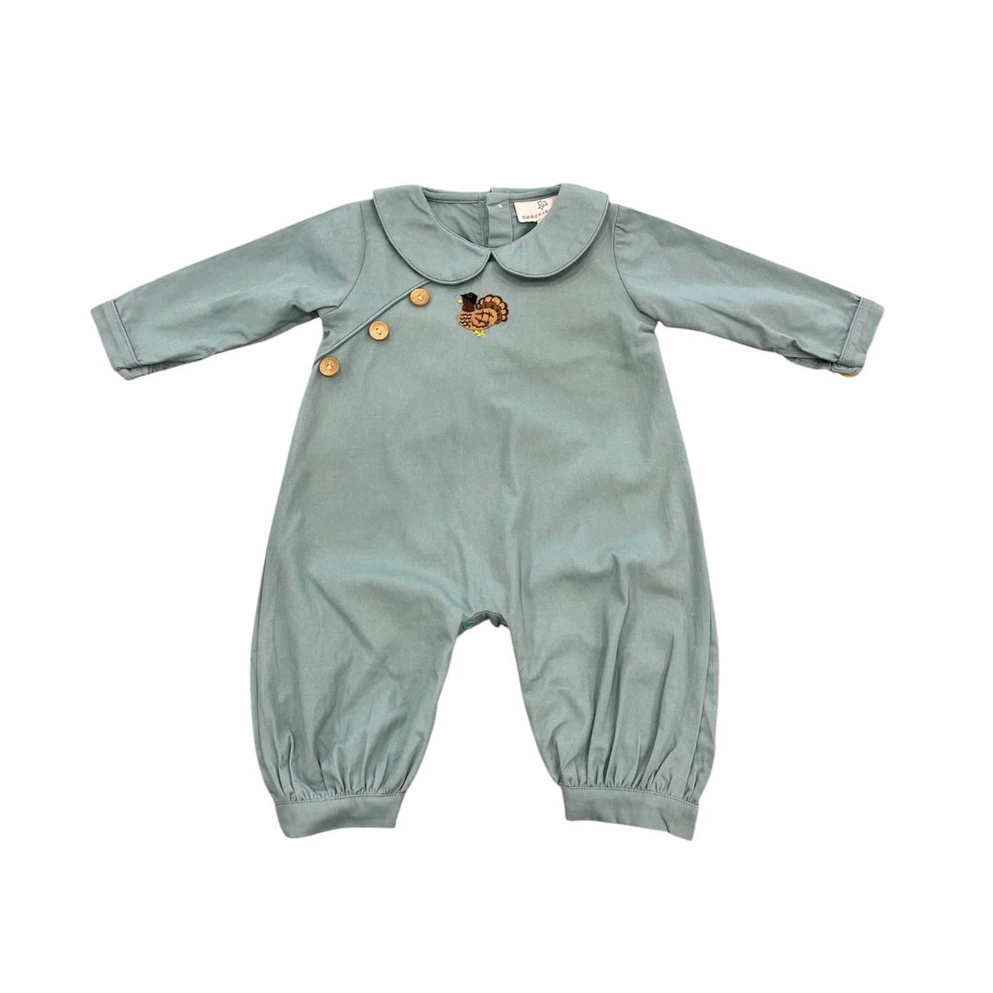 Kids Embroidered Turkey Longall