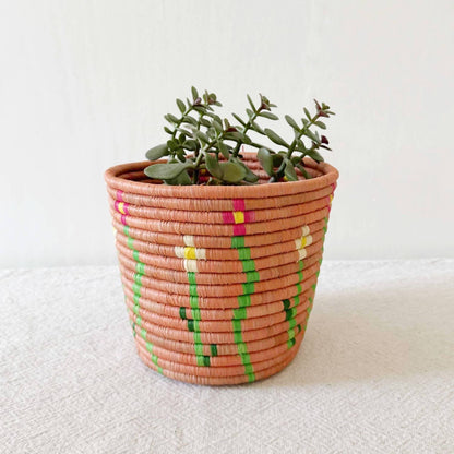 Floral Storage Plant Basket
