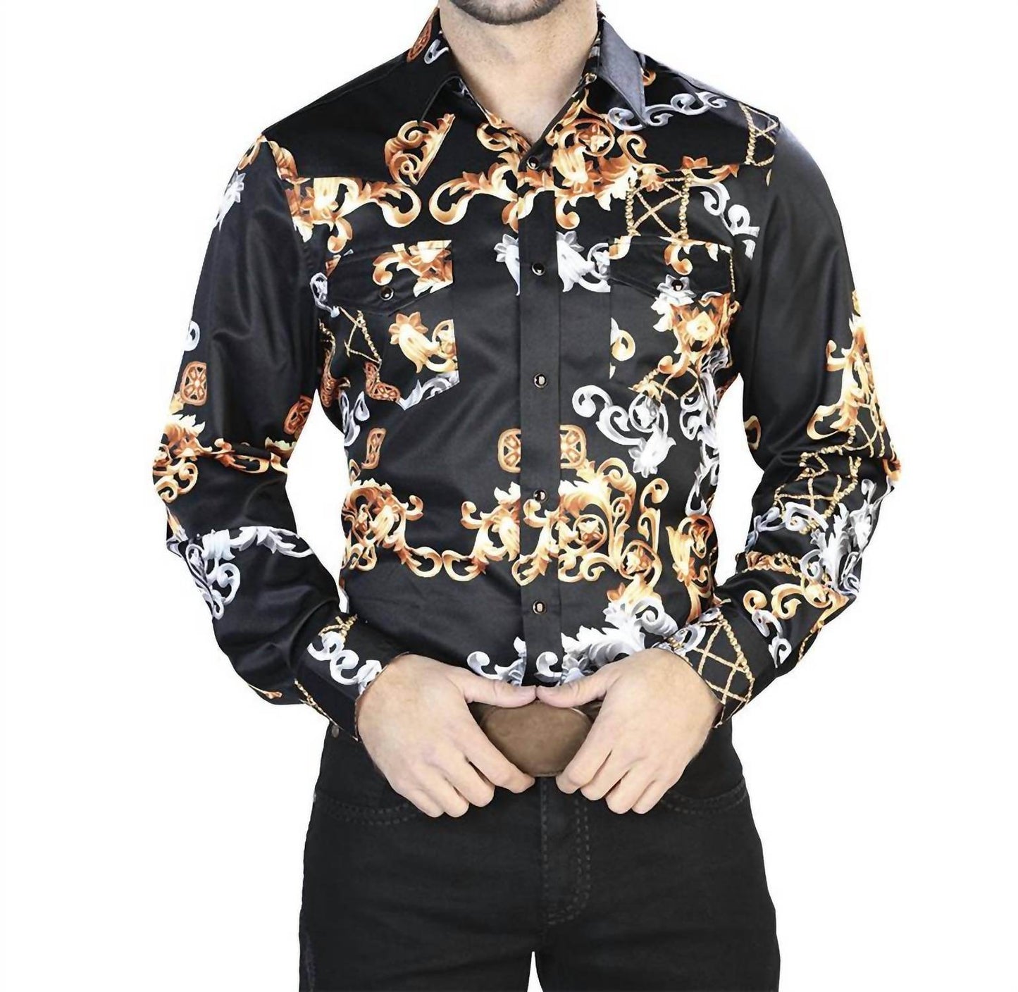 El Señor De Los Cielos - Casual Long Sleeve Shirt - Rack Hunt